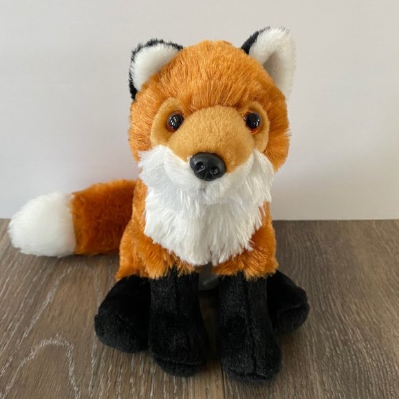 Wild Republic Red Fox Plush Sitting Stuffed Animal - Picture 1 of 10